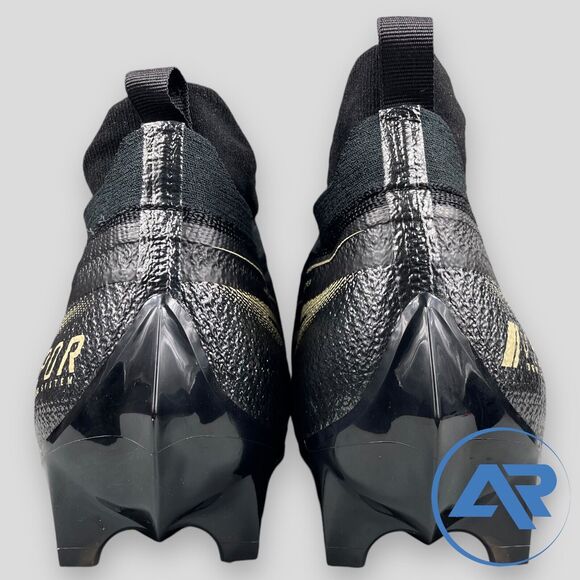 Nike Vapor 360 Elite Black Gold Men's Size 12.5 Football Cleats CV6282-004 - Picture 7 of 7